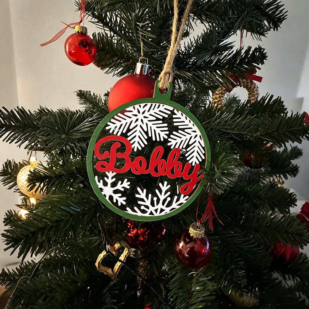Personalized Wooden Christmas Ornaments | MNGift20