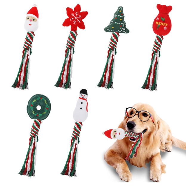 Personalized Christmas Pet Squeaky Chew Toy | MCGift111