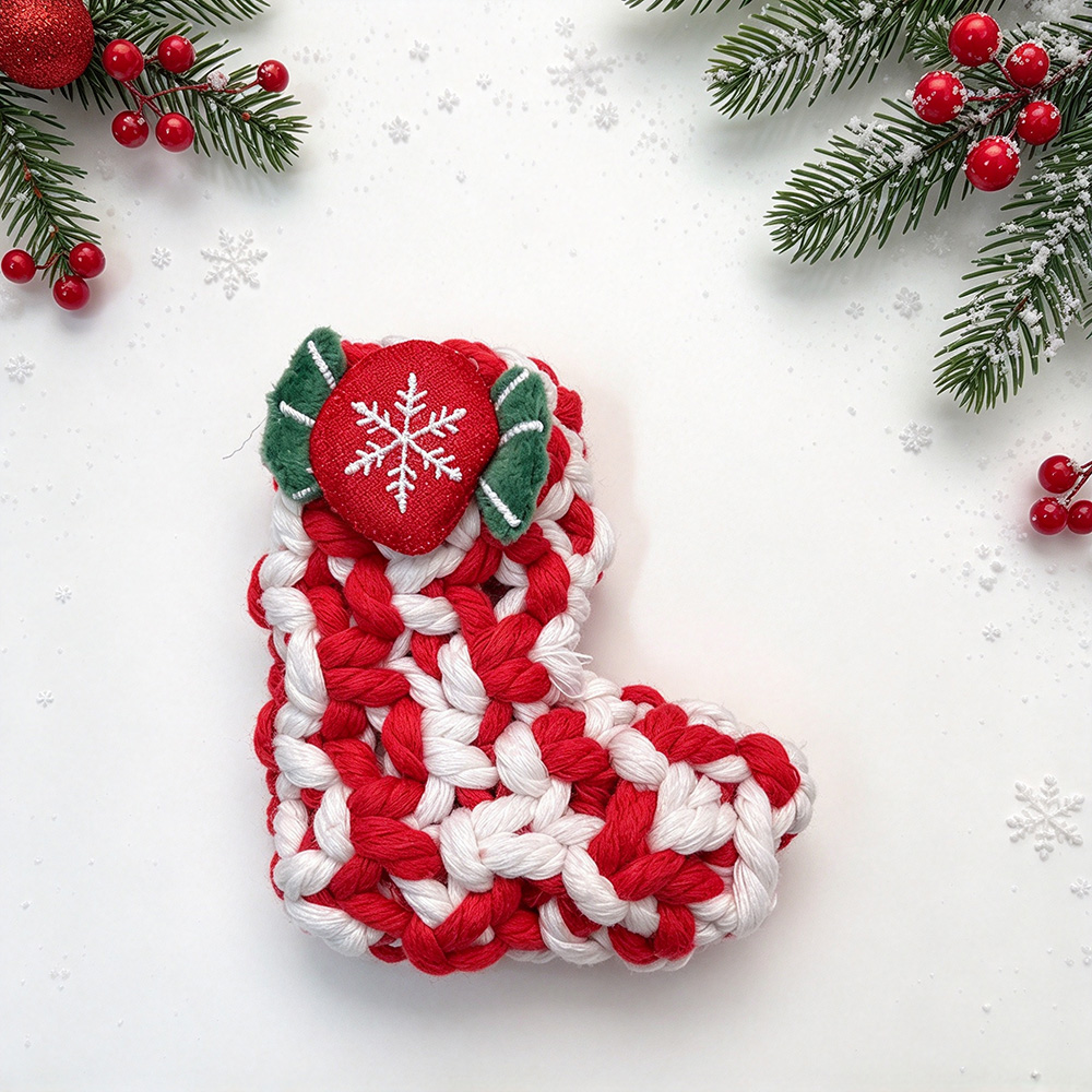 Christmas Rope Pet Knotted Chew Toy | MNToy29