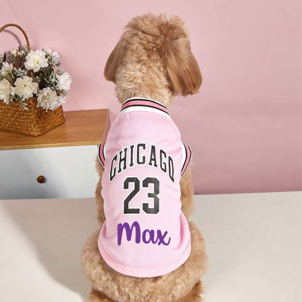 Personalized Pet Basketball Breathable Sport Jersey | BKPet169