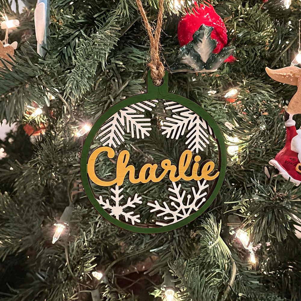 Personalized Wooden Christmas Ornaments | MNGift20