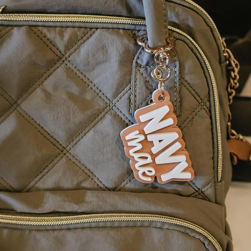 Personalized 3D Printed Backpack Name Tag | MNGift07