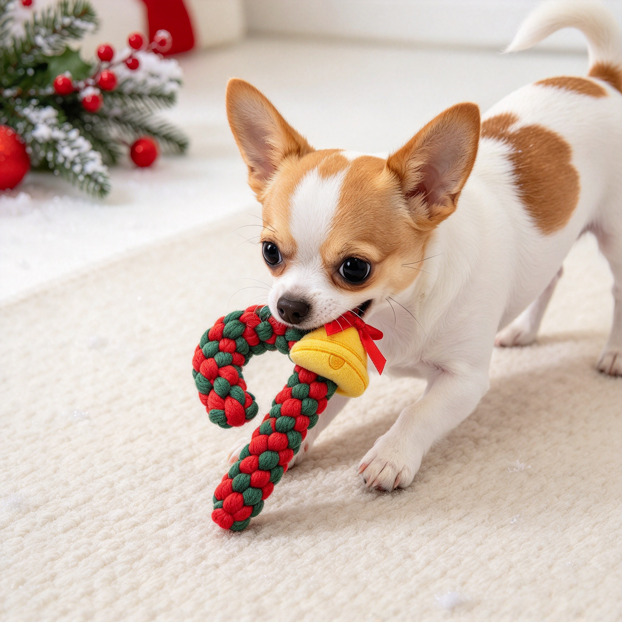 Christmas Rope Pet Knotted Chew Toy | MNToy29