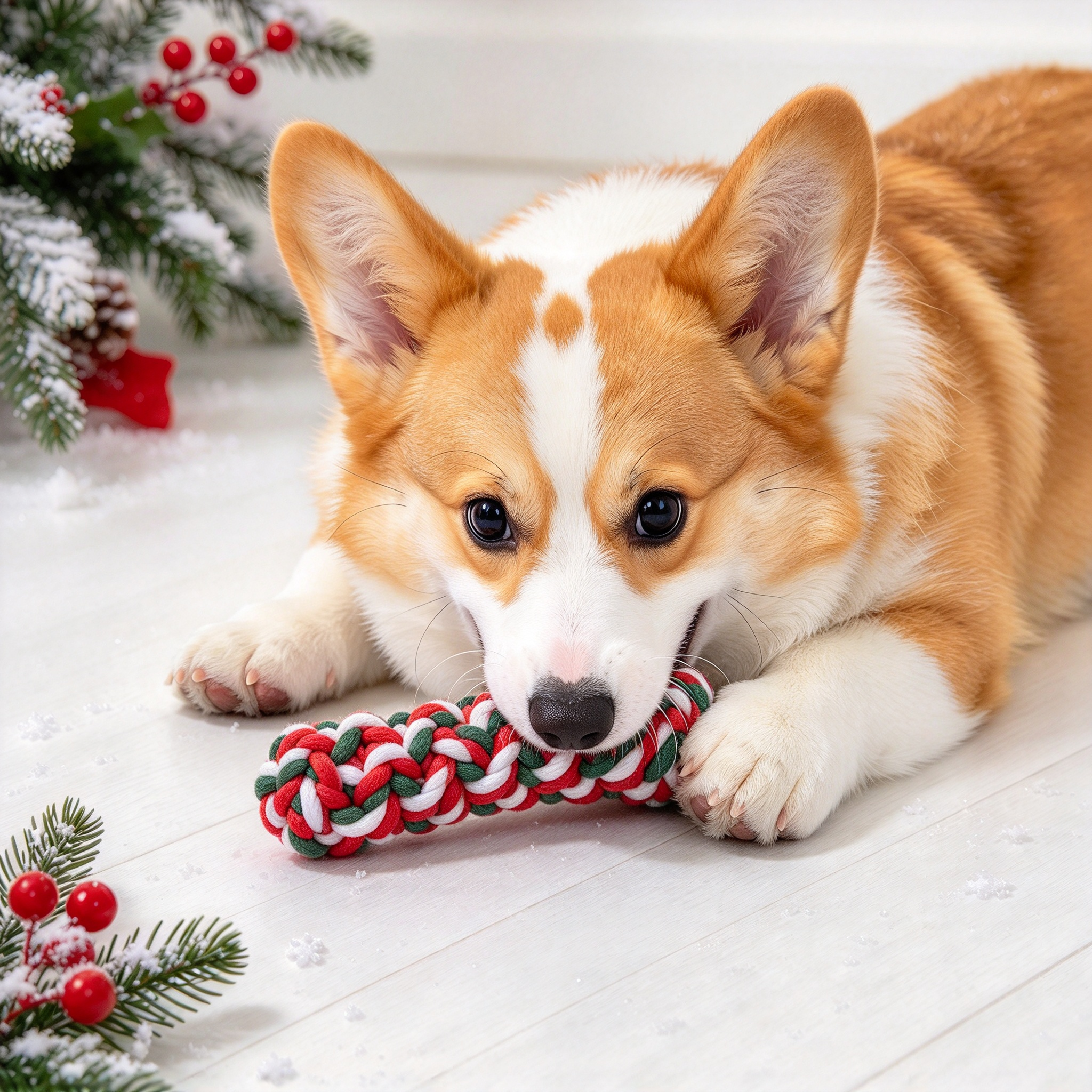Christmas Rope Pet Knotted Chew Toy | MNToy29
