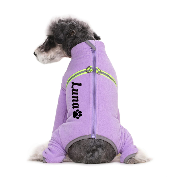 Personalized Pet Winter Warm Fleece Long Sleeve Sweater | BKPet312