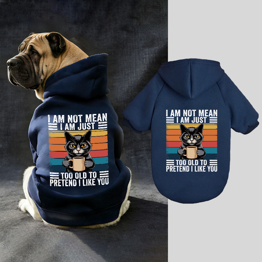 I AM NOT MEAN Puppy Hoodie | BKPet329