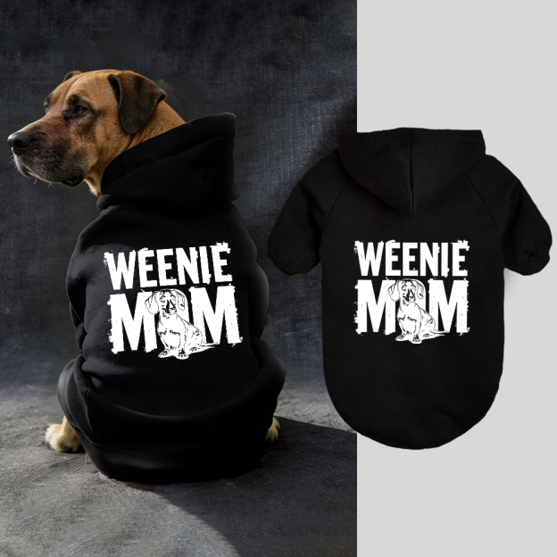 WEENIE MOM Puppy Hoodie | BKPet336