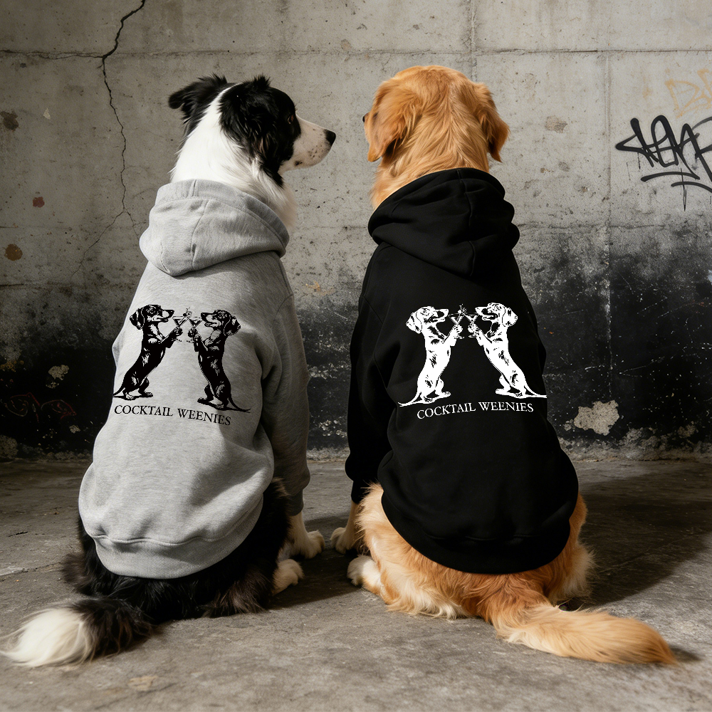 COCKTAIL WEENIES Puppy Hoodie | BKPet337