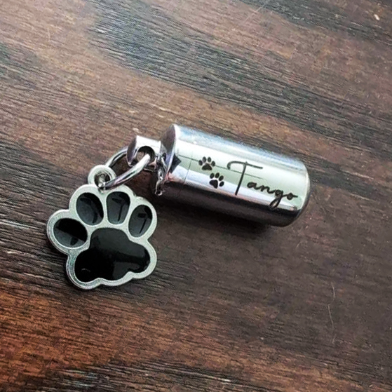 Personalized Pet Ashes Keepsake Keychain | BKPet351