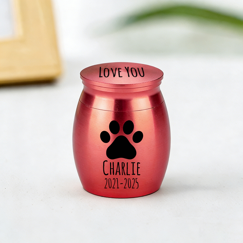 Personalized Pet Mini Memorial Urn | BKPet365