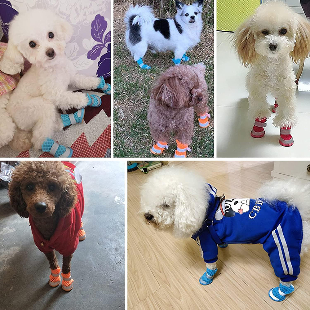 Pet Breathable Adjustable Soft Non-slip Shose | BKPet392
