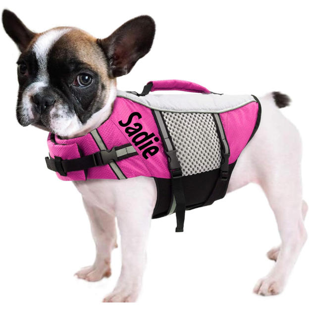 Personalized Pet Swimming Buoyancy Reflective Safety Shark Vest | BKPet406