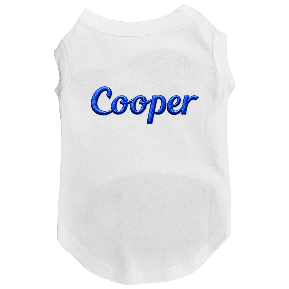 Personalized Embroidery Soft Large Size Pet Shirt | BKPet442