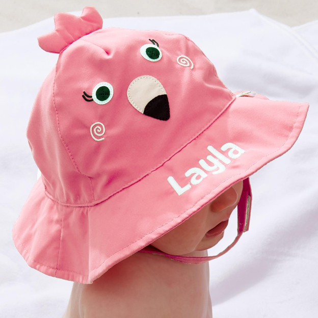 Personalized Embroidery Cute Design Beach Pool Sun Hat | MNSummer07