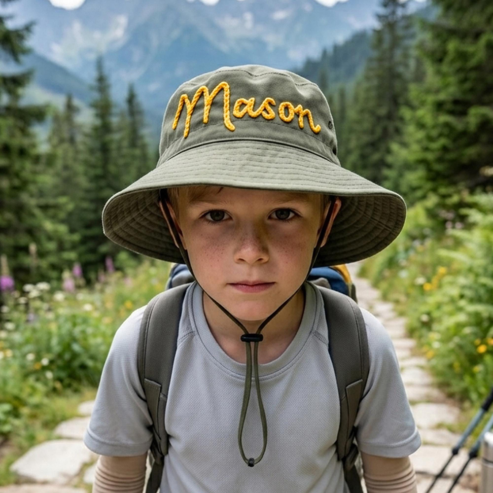 Personalized Kid Handmade Crocheted Fisherman's Hat | MNSummer17