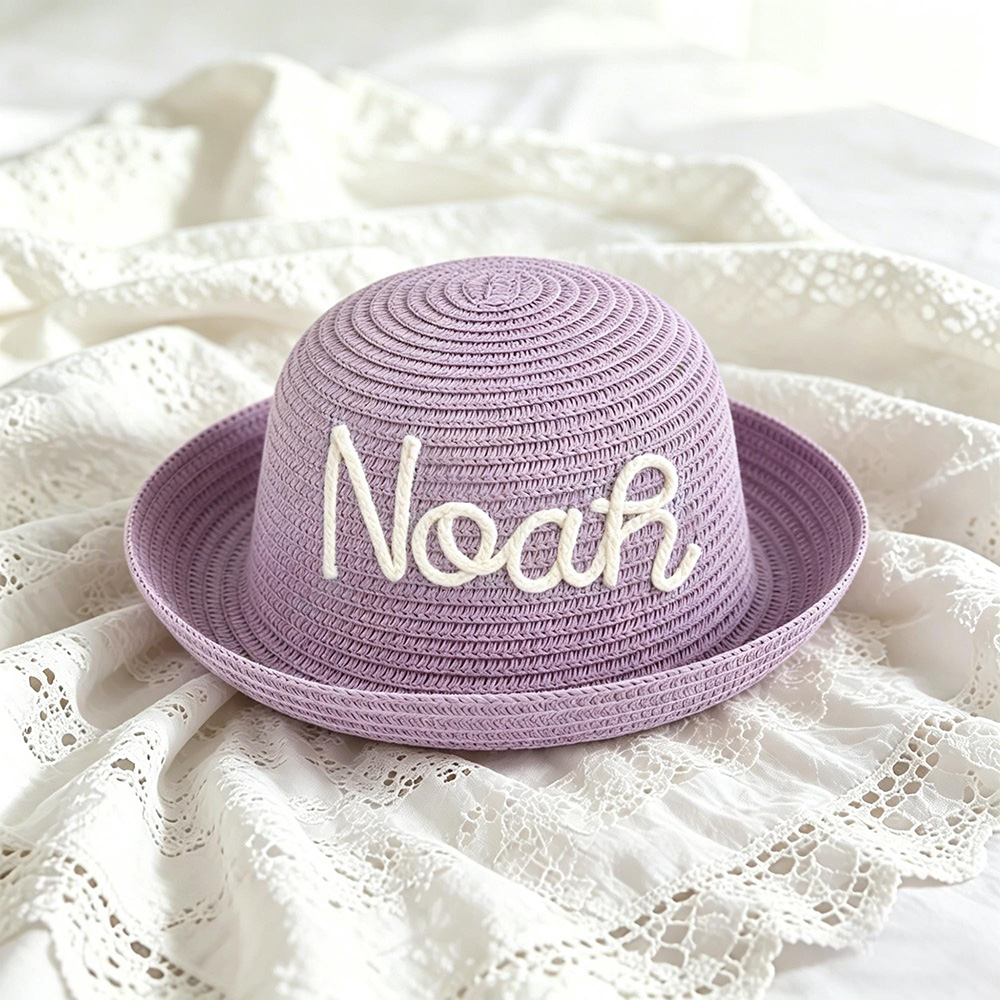 Personalized Embroidery Baby Toddler Summer Hat | MNSummer13