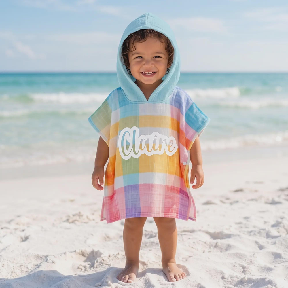 Personalized Hooded Beach Towel for Summer & Beach | MNSummer23