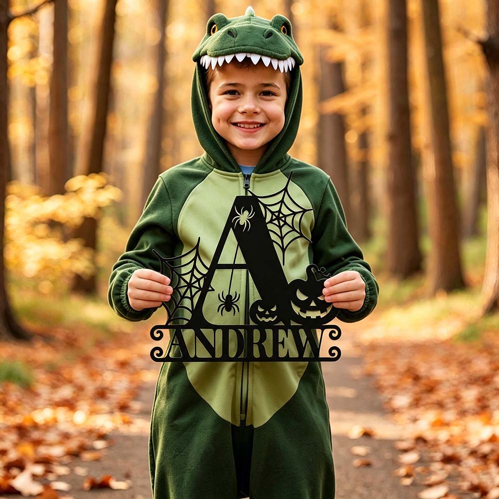 Personalized Halloween Wall Decoration Letter Sign | MNHalloween12