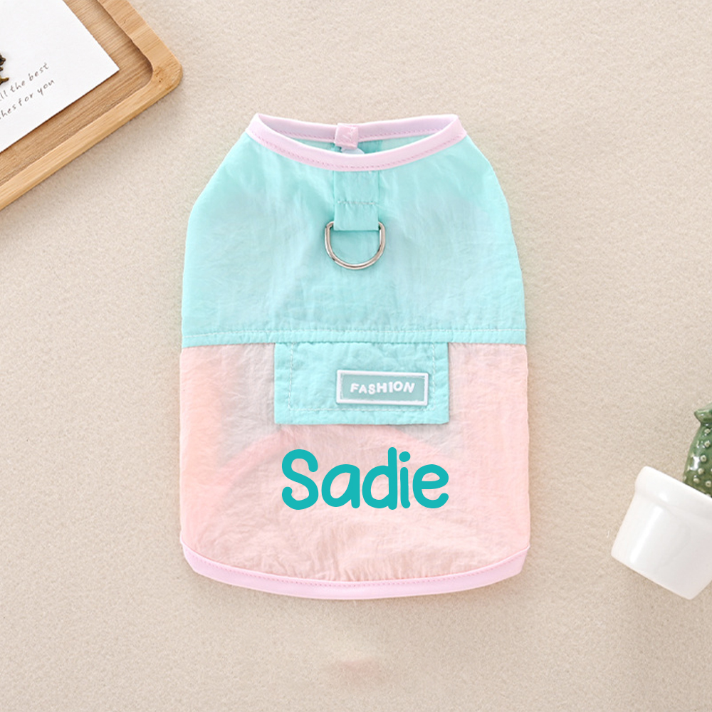 Personalized Pet Summer Cool And Sun Protection Vest | MNCloth248
