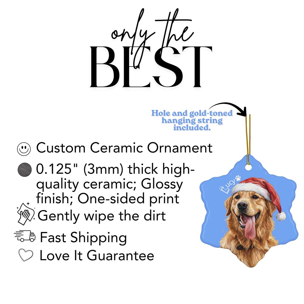 Personalized Pets Adorable Christmas Tree Ornament | MNGift46