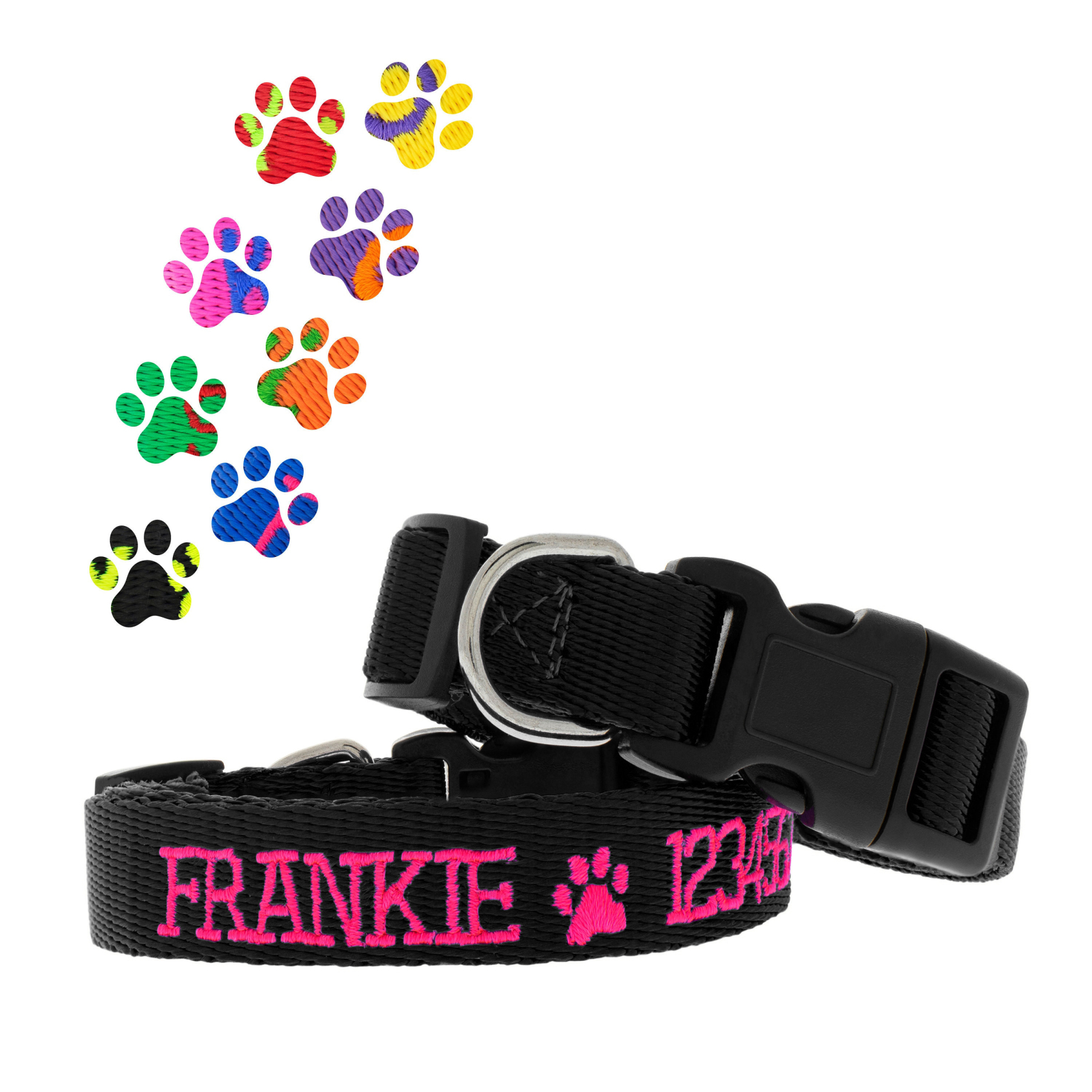 Personalized Embroidered Pet Collar for Funny & Unique | BKPet37