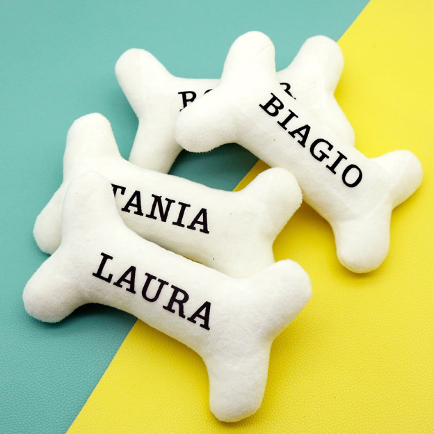 Personalized Puppy Gift Soft Bone Pillow Toy | BKPet129