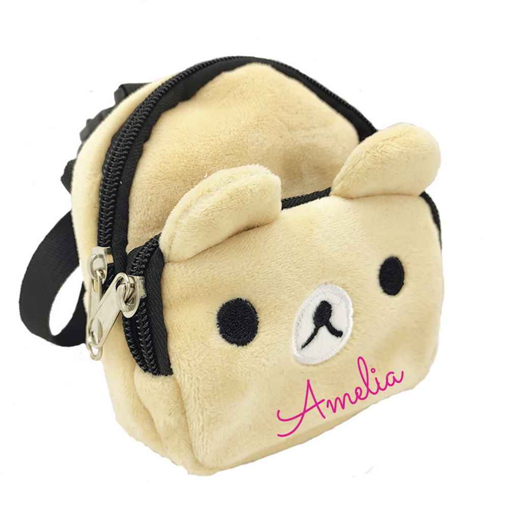 Personalized Cartoon Bear Pet Backpack| BKPet49