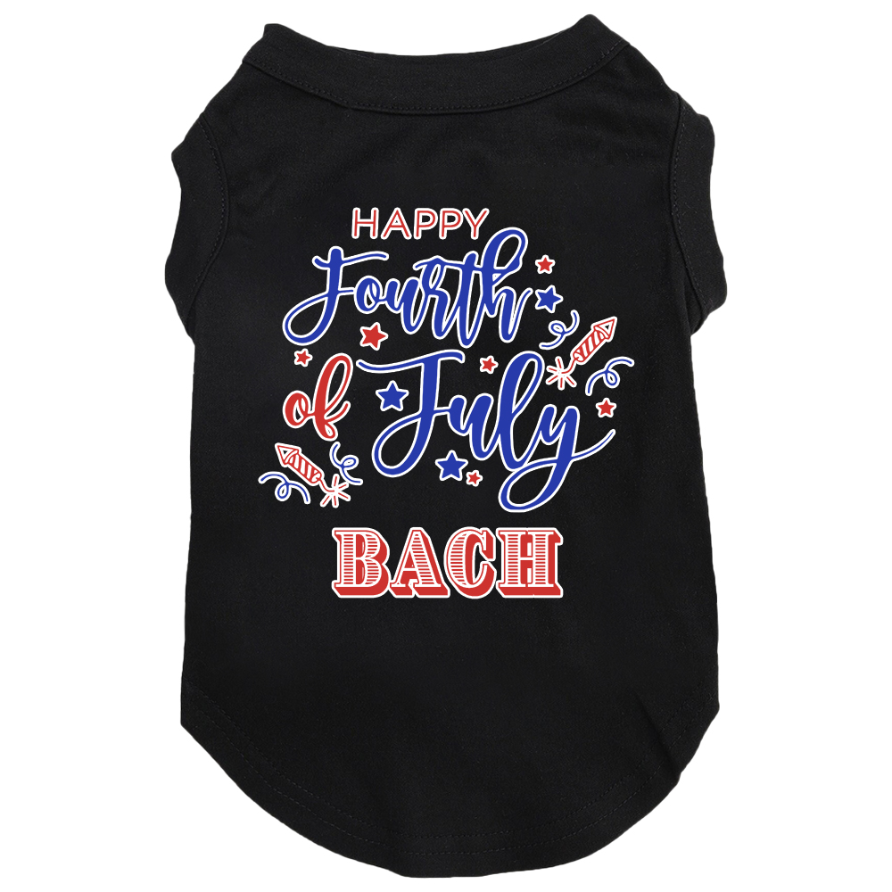 Personalized The 4th of July Soft Pet Shirt | BKPet151