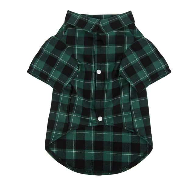 Personalized Leather Patch Pet Shirt | BKPet152