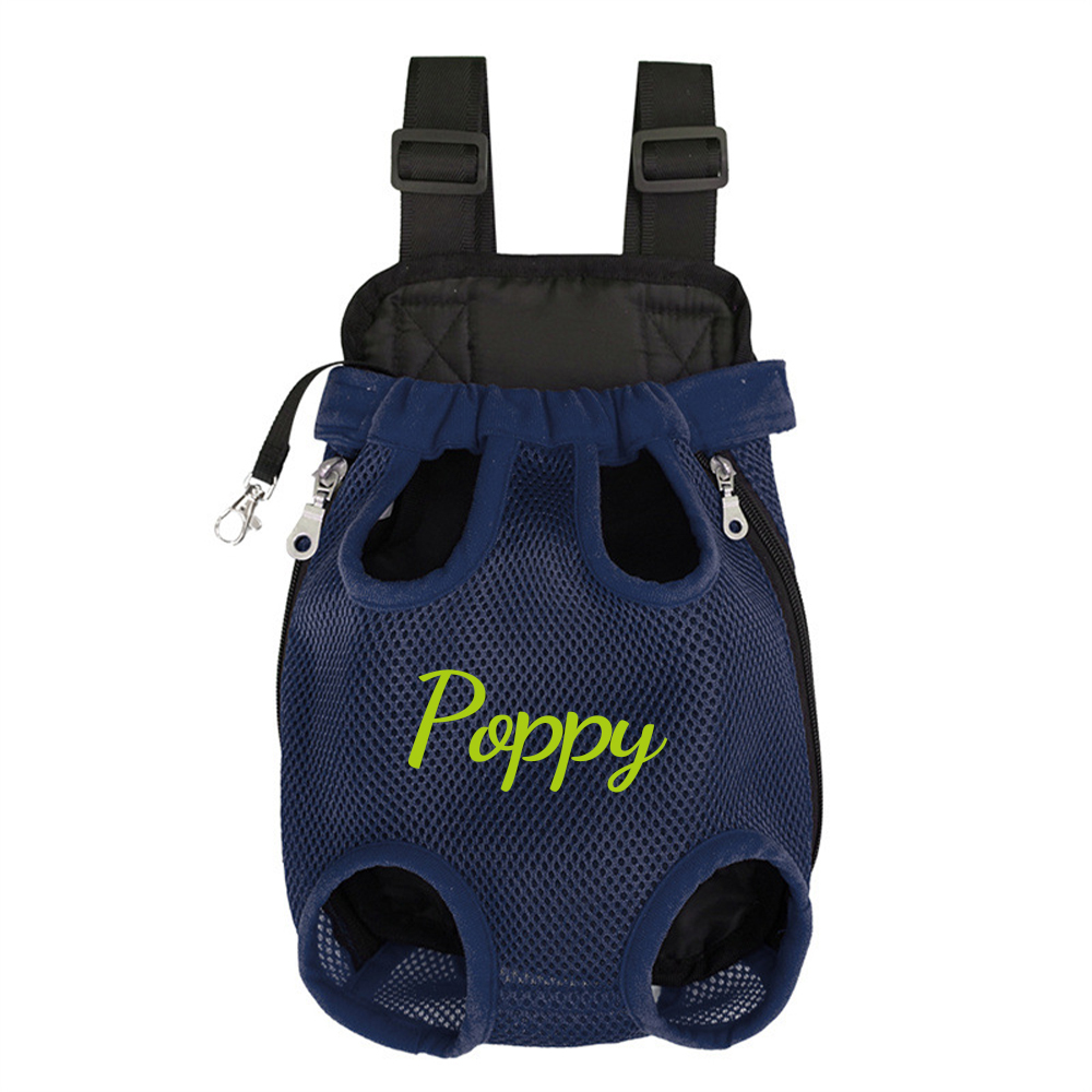 Personalized Dog Front Facing Mesh Pet Carrier | BKPet187