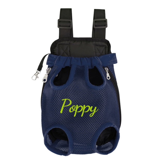 Personalized Dog Front Facing Mesh Pet Carrier | BKPet187