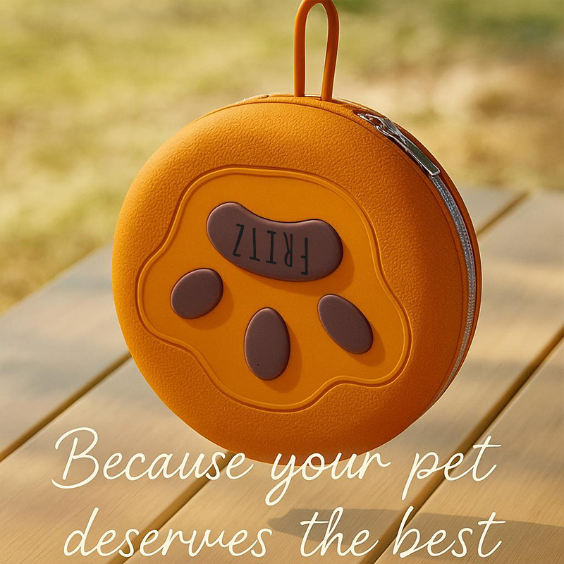 Personalized Collapsible Portable 2-in-1 Food & Water Dish Dog Bowl | BKPet214
