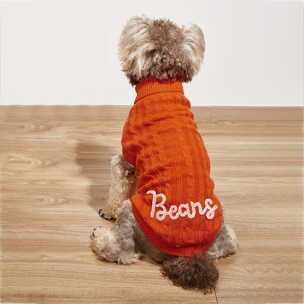 Personalized Hand Embroidery Pets Colourful Sweater | BKPet233