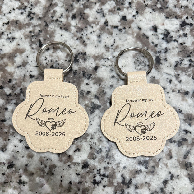 Personalized Pet Fur Storage Memorial Keychain | BKPet253
