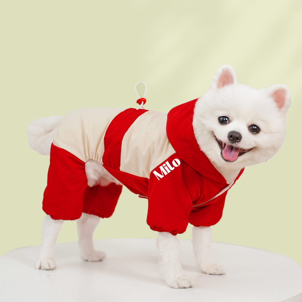 Personalized Pet Winter Waterproofer Warm Jacket | BKPet256