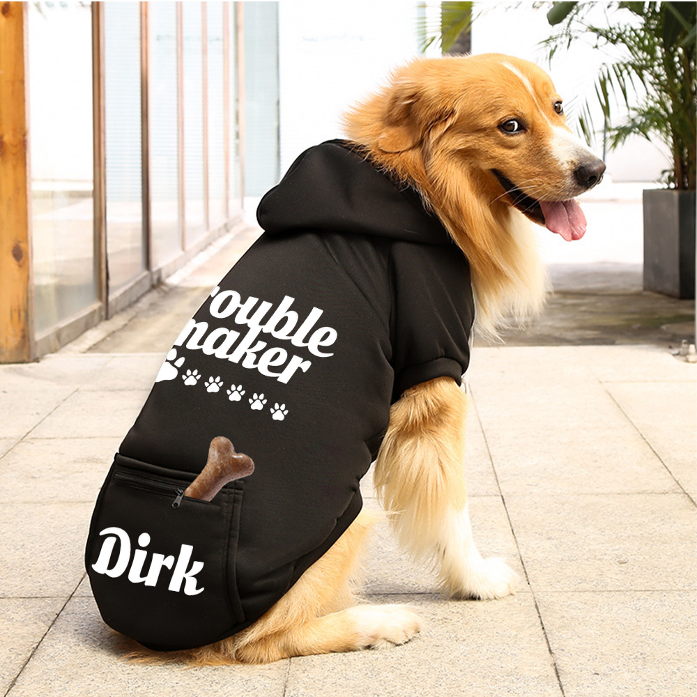 Personalized Warm Puppy Hoodie for Comfort & Unique | BKPet257