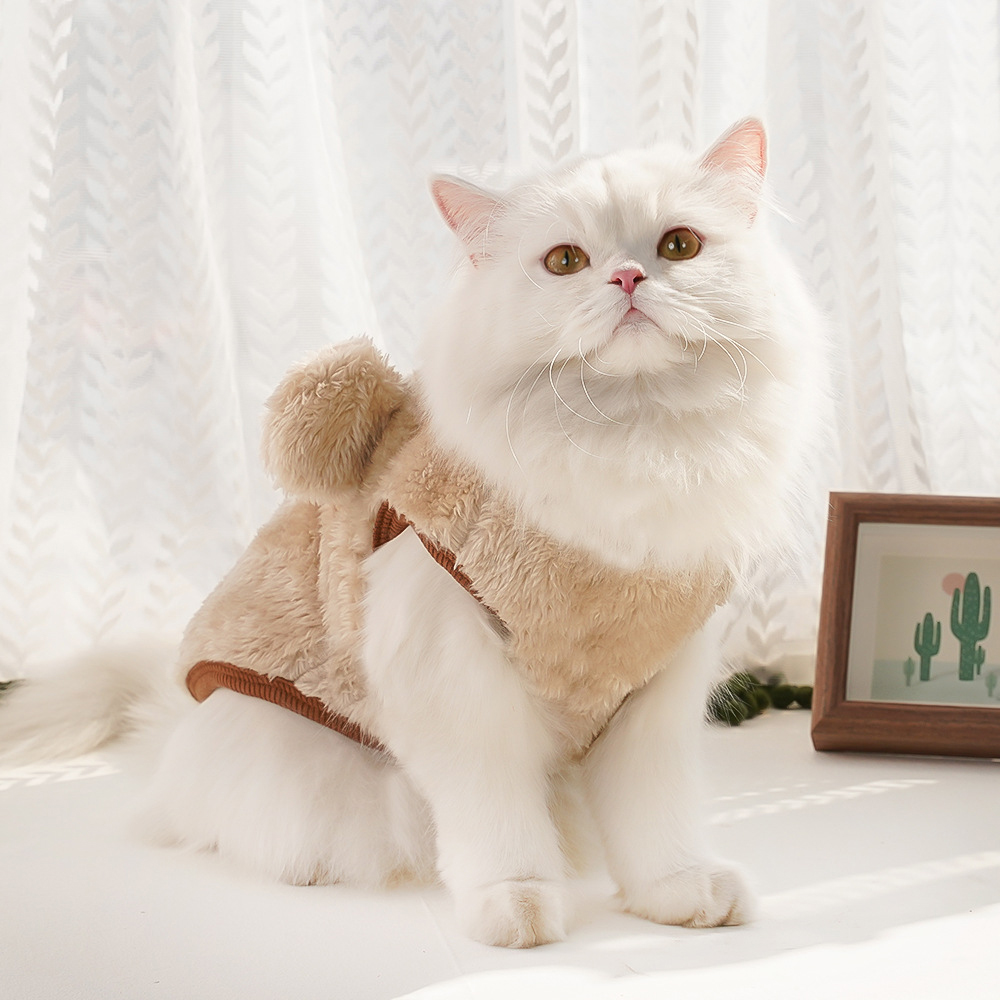 Personalized Cute Pet Soft Plush Fleece Vest | BKPet194
