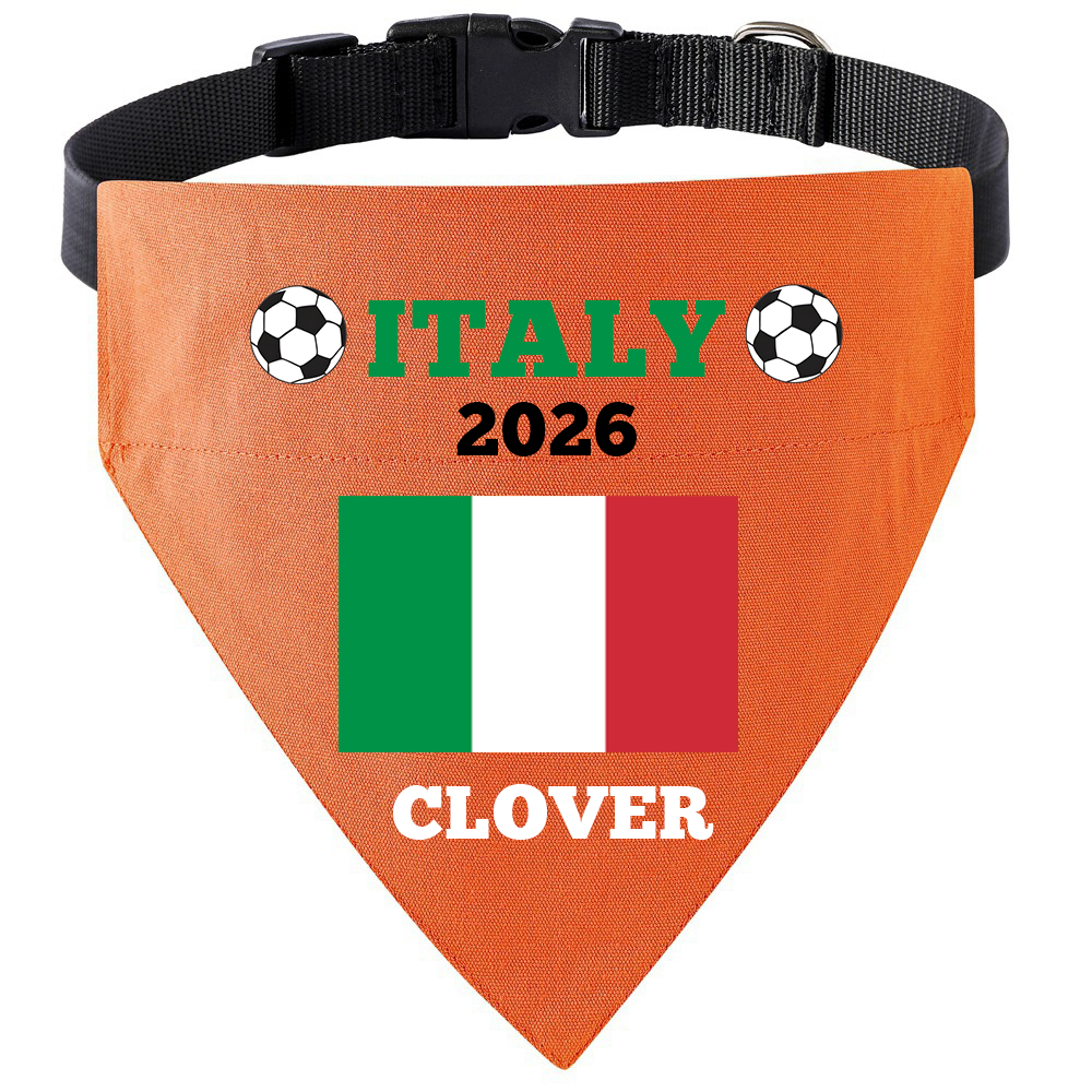 Personalized Soccer Fan Dog Bandana With Owner Matching Shirt | MNCloth218
