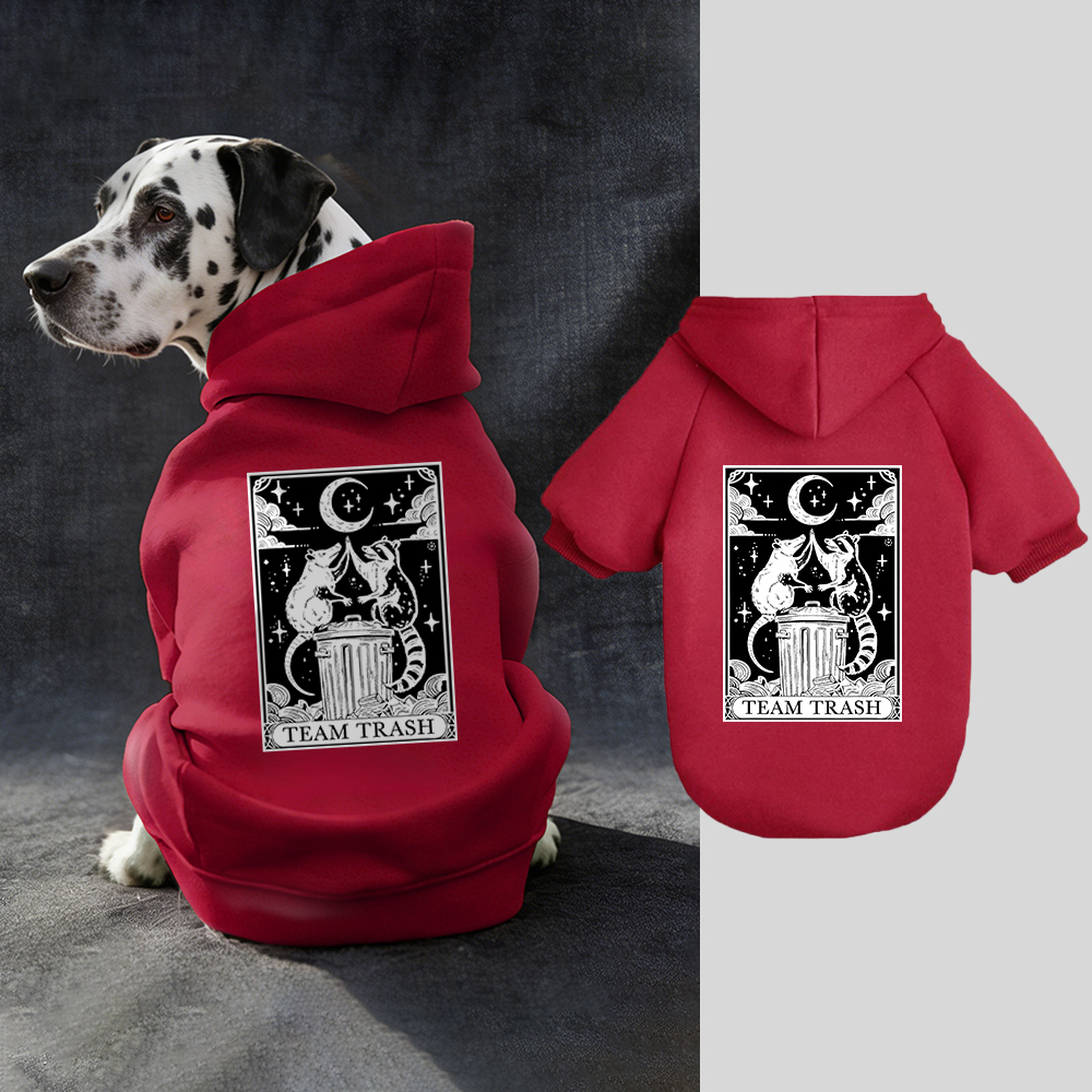 TEAM TRASH Puppy Hoodie | BKPet322