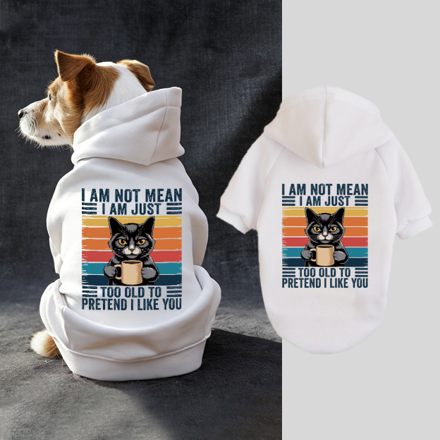 I AM NOT MEAN Puppy Hoodie | BKPet329