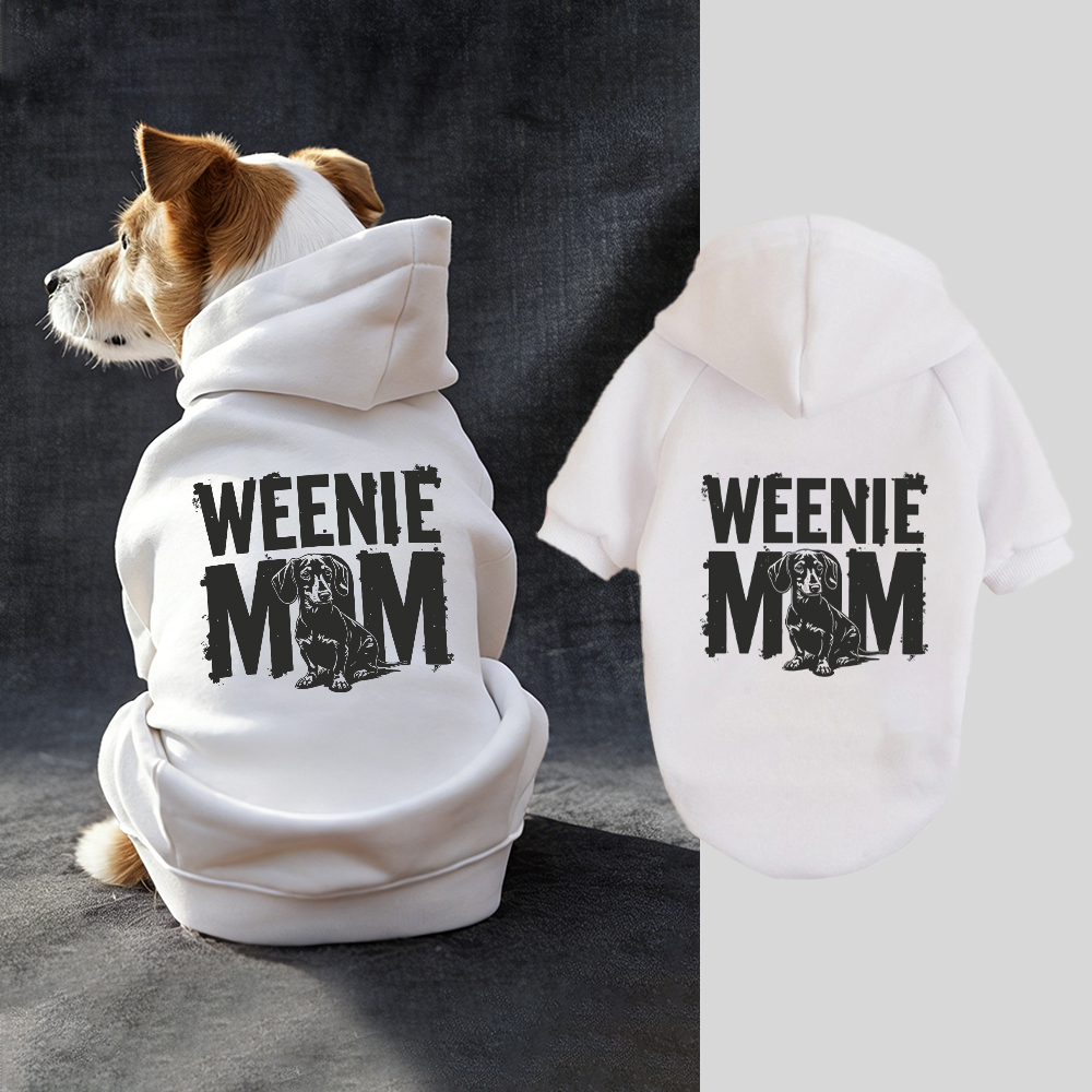 WEENIE MOM Puppy Hoodie | BKPet336