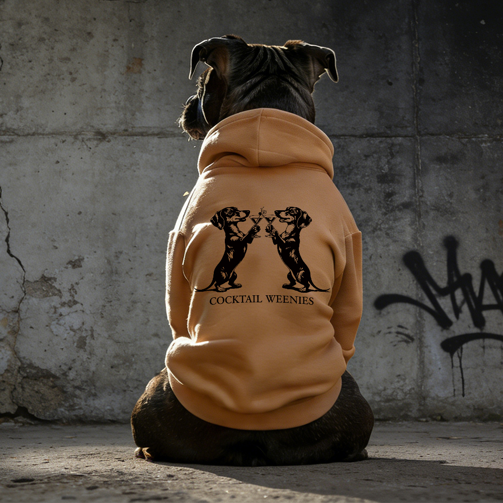 COCKTAIL WEENIES Puppy Hoodie | BKPet337