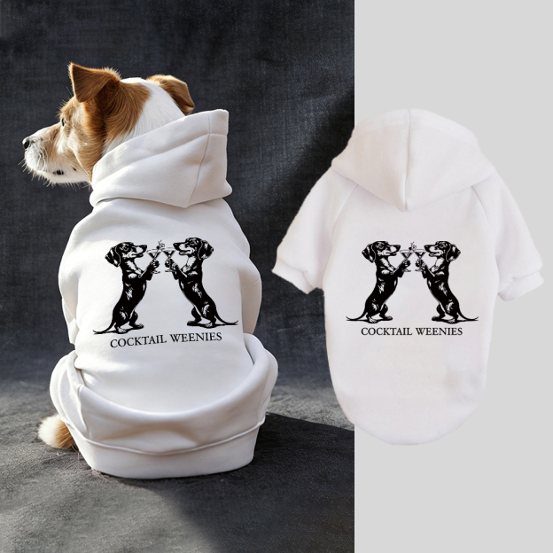 COCKTAIL WEENIES Puppy Hoodie | BKPet337