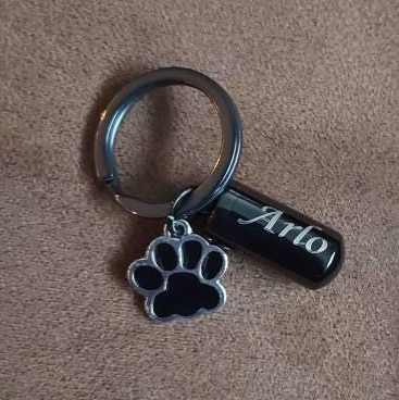 Personalized Pet Ashes Keepsake Keychain | BKPet351