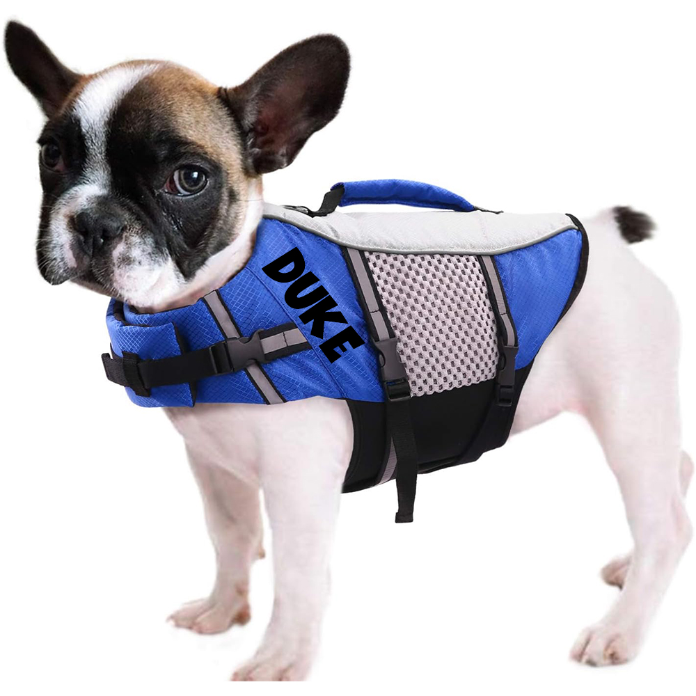 Personalized Pet Swimming Buoyancy Reflective Safety Shark Vest | BKPet406