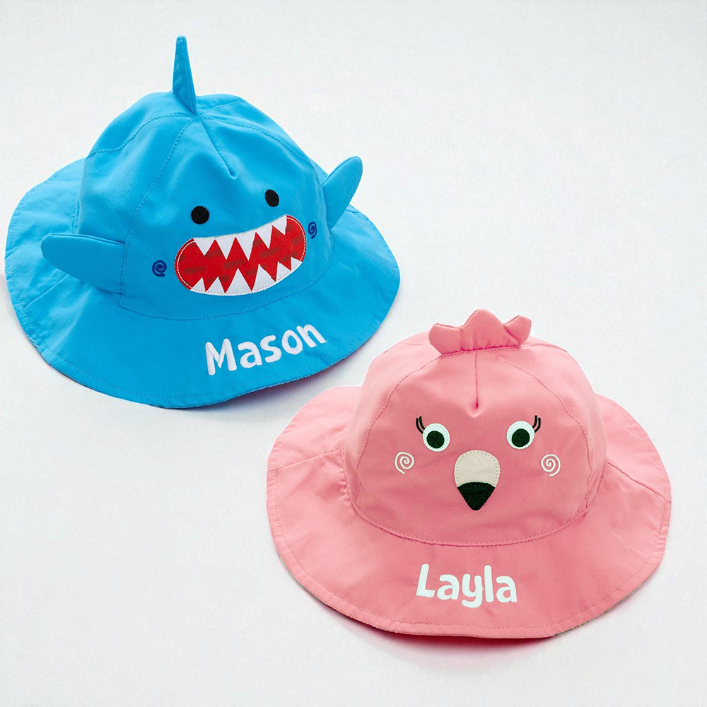 Personalized Embroidery Cute Design Beach Pool Sun Hat | MNSummer07