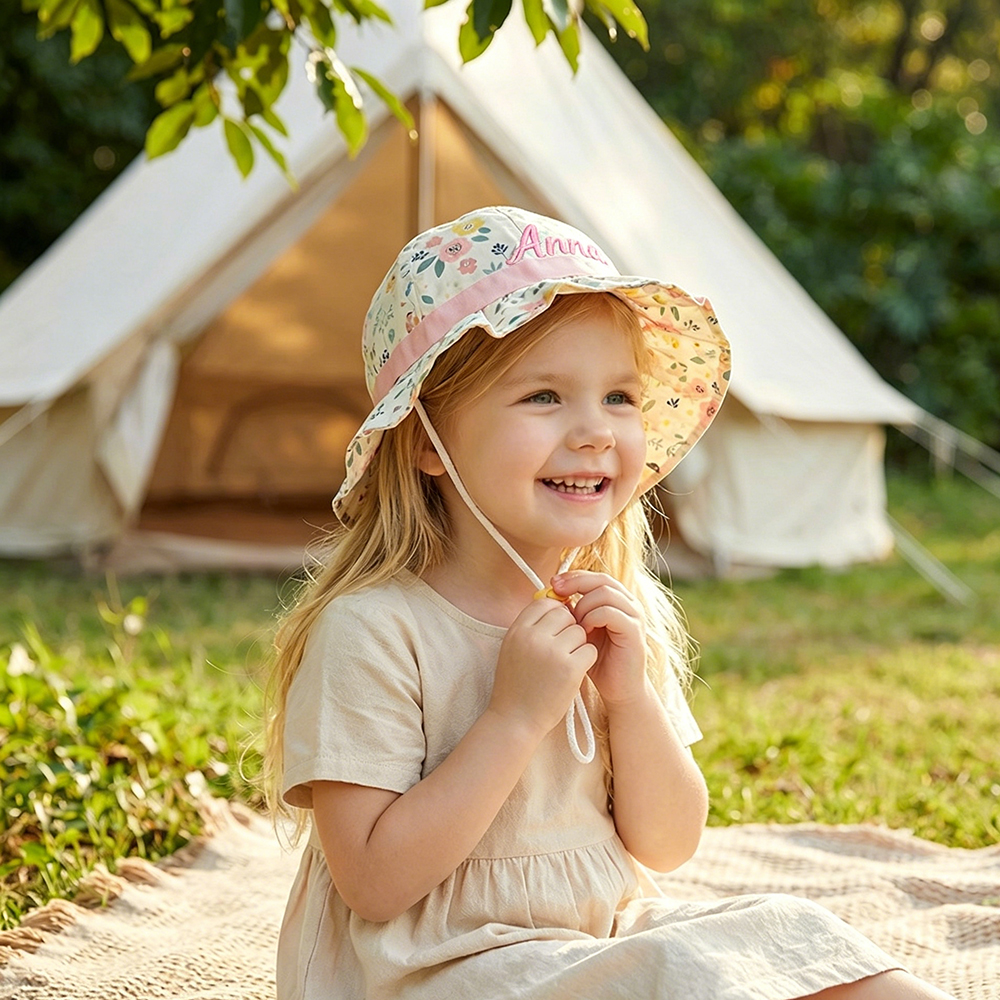 Personalized Embroidery Kids Bucket Hat | MNSummer15