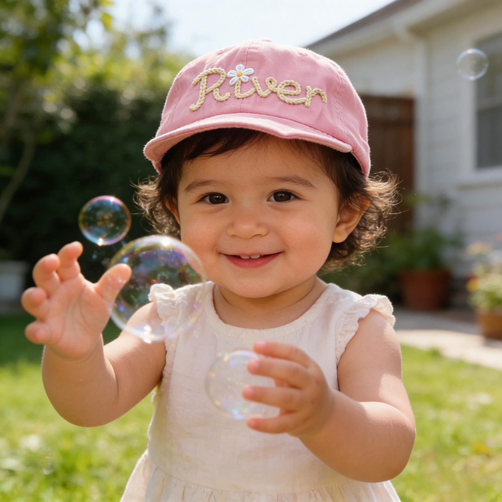 Personalized Embroidery Baby Summer Baseball Hat | MNSummer12