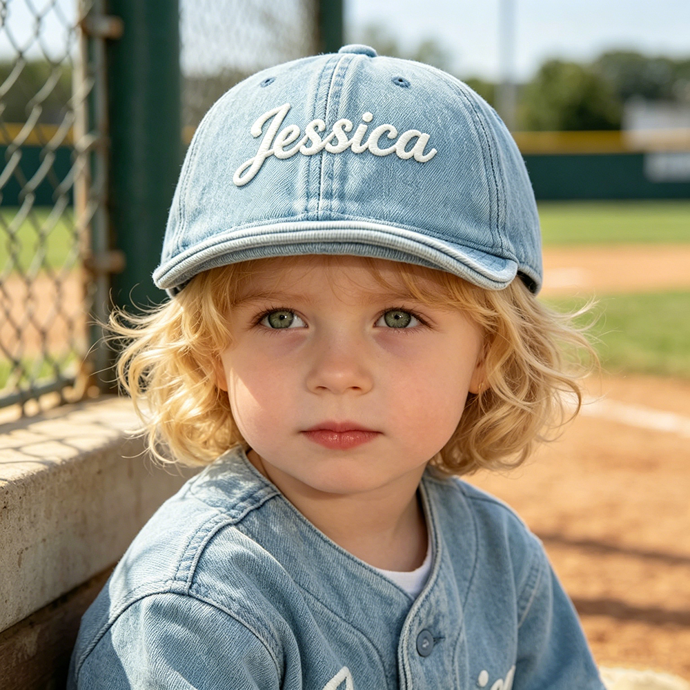 Personalized Baby Baseball Cap Custom Name Toddler Hat | MNSummer09