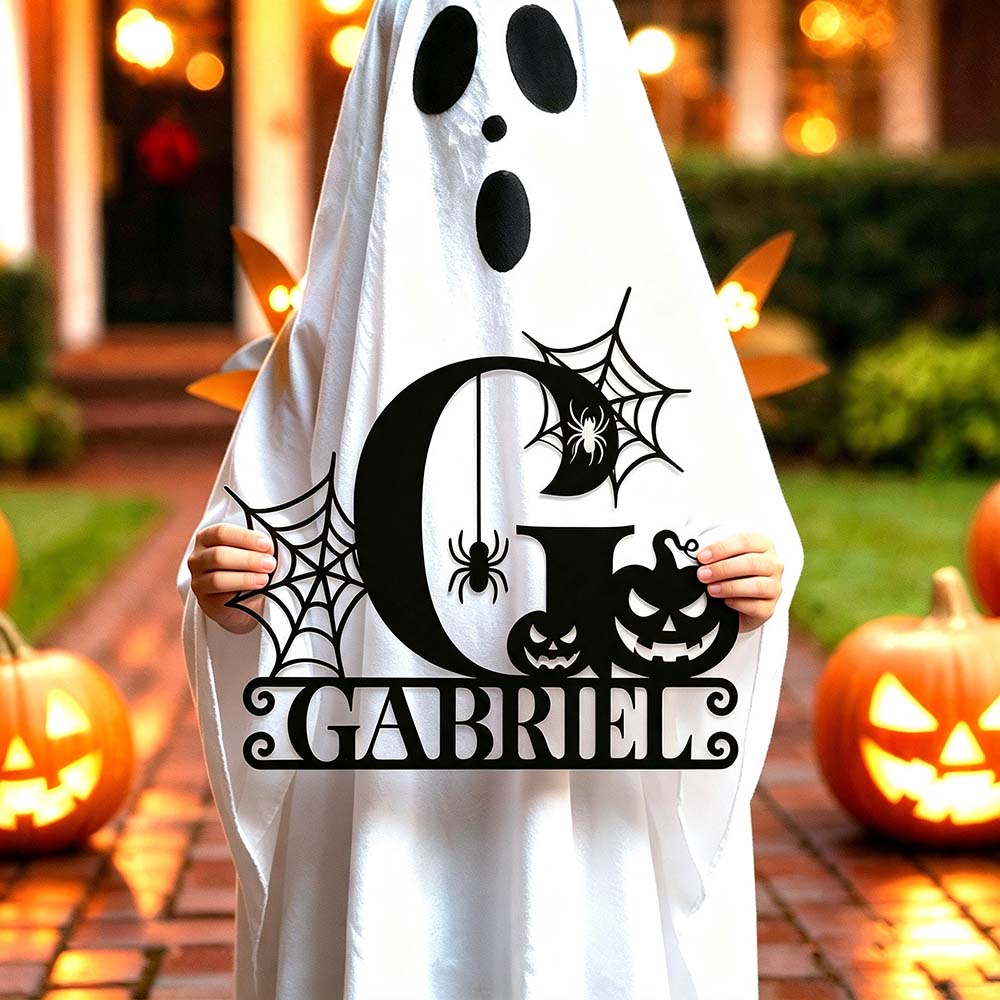 Personalized Halloween Wall Decoration Letter Sign | MNHalloween12